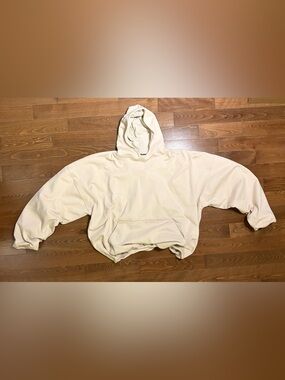 IDLT/Yeezy style Double Layer Cream Hoodie